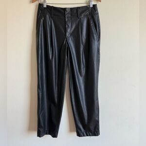 A New Day || Woman’s black Faux Leather Pants Size 8